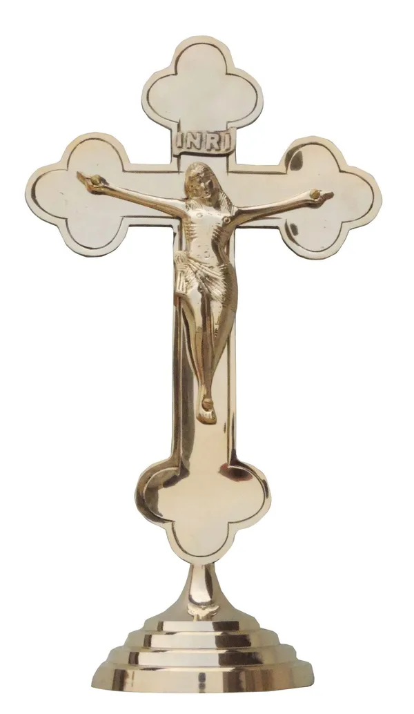 Brass_Decorative_Showpiece_Jesus_On_Cross_-_10.5x6x19_inch_(F377_F)