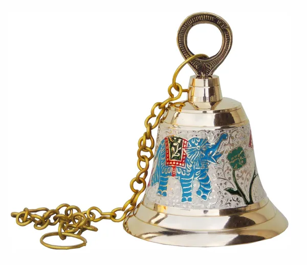 Brass_Hanging_Temple_Pooja_Bell,_Bell_White_Color_-_5x5x6.5_inch_(F514_C)
