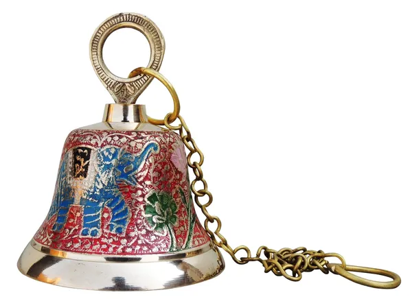 Brass_Hanging_Temple_Pooja_Bell,_Bell_Red_Color_-_3.5x3.5x5.5_inch_(F516_A)