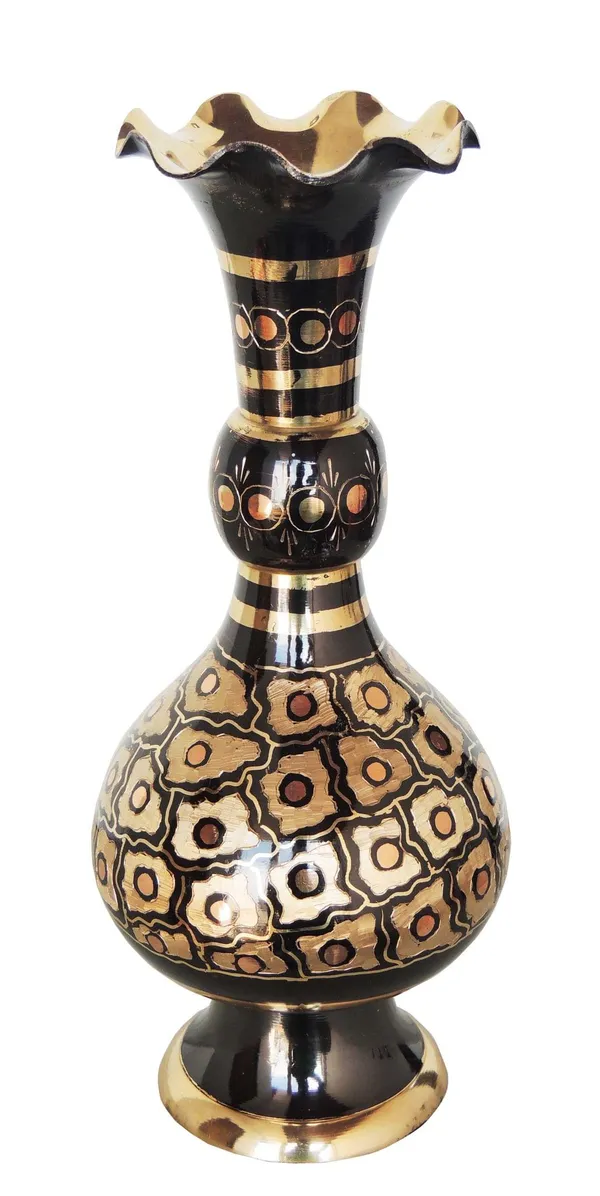 Brass_Home_&_Garden_Decorative_Flower_Pot,_Vase_-_5x10.7x12.7_inch_(F559_A)