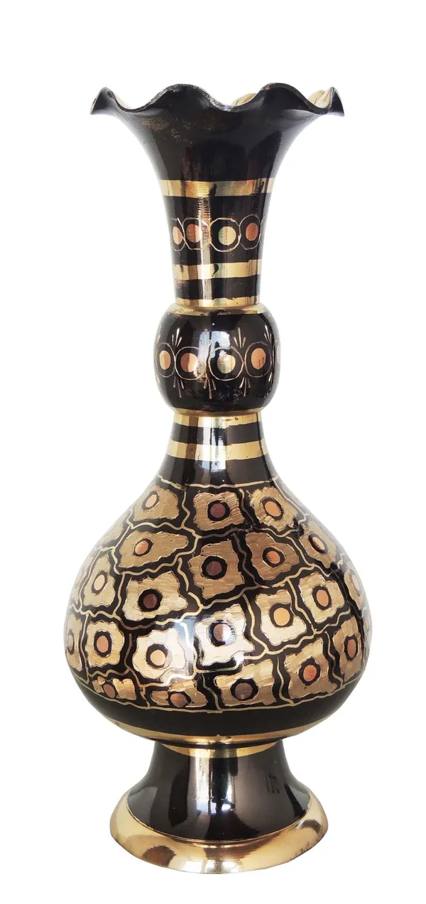 Brass_Home_&_Garden_Decorative_Flower_Pot,_Vase_-_5x10.7x12.7_inch_(F559_A)