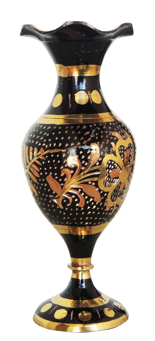 Brass_Home_&_Garden_Decorative_Flower_Pot,_Vase_-_2x4.8x6_inch_(F563_A)