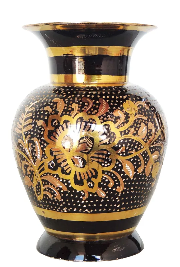 Brass_Home_&_Garden_Decorative_Flower_Pot_,_Vase_-_3.5x5x5.5_inch_(F565_A)