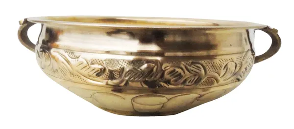 Brass_Urli_Decorative_Flower_holder_-_10x10x3.8_inch_(F574_C)