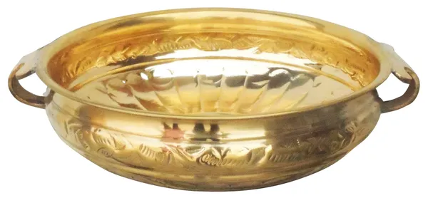 Brass_Urli_with_Handwork_Diameter_14_inch_(F574_E)_-_14x14x4.8_inch_(F574_E)