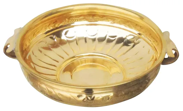 Brass_Urli_with_Handwork_Diameter_14_inch_(F574_E)_-_14x14x4.8_inch_(F574_E)