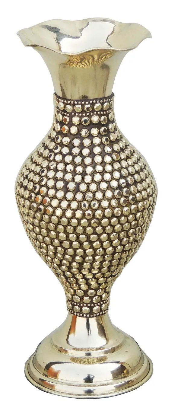 Brass_Home_&_Garden_Decorative_Flower_Pot,_Vase_-_4x8.8x10.5_Inch_(F581_A)