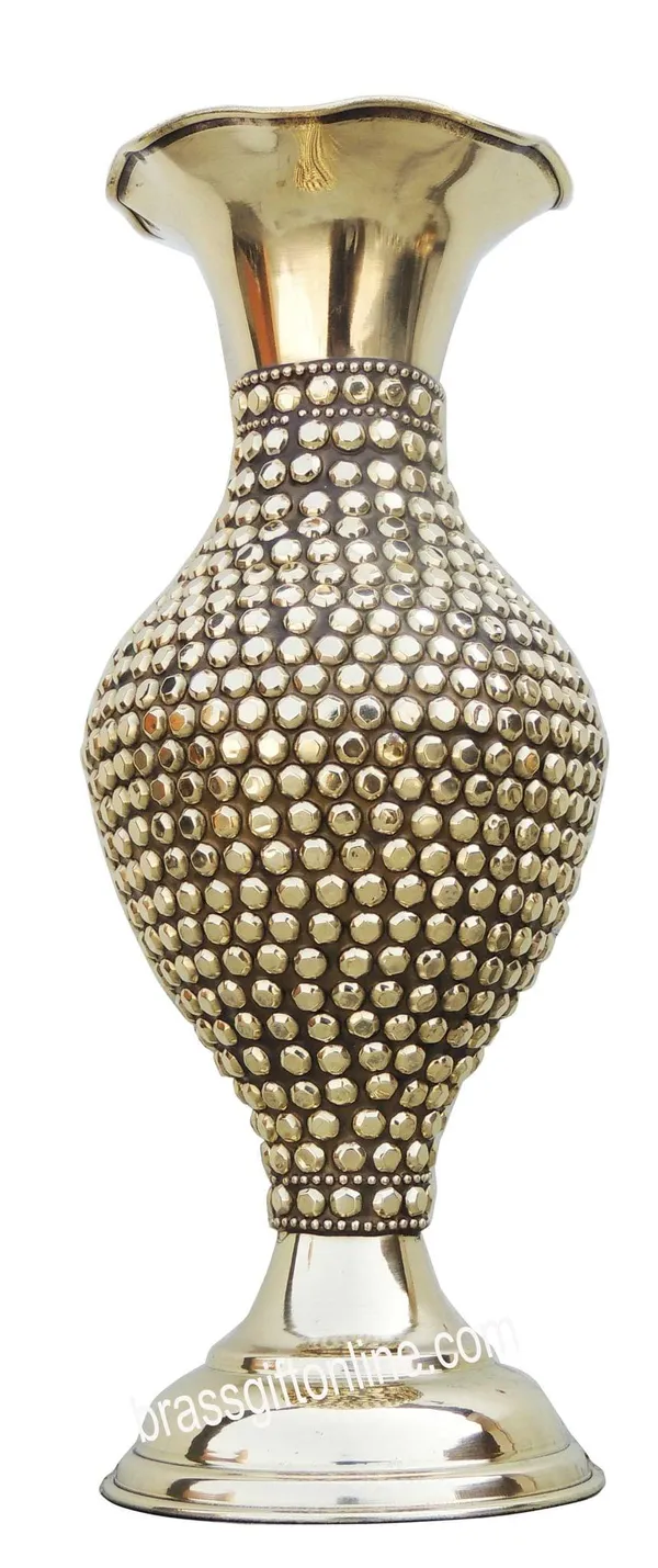 Brass_Home_&_Garden_Decorative_Flower_Pot,_Vase_-_4x8.8x10.5_Inch_(F581_A)