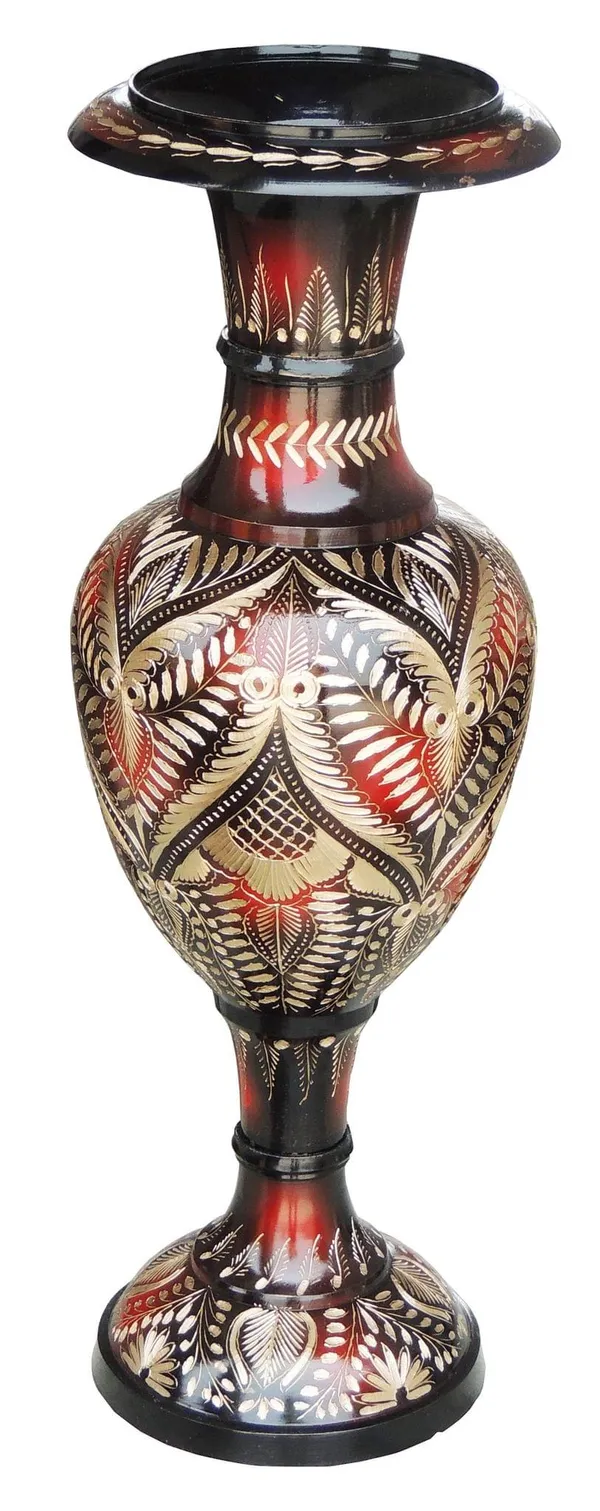 Brass_Home_&_Garden_Decorative_Flower_Pot,_Vase_-_5.5x14x17.3_Inch_(F604/16)