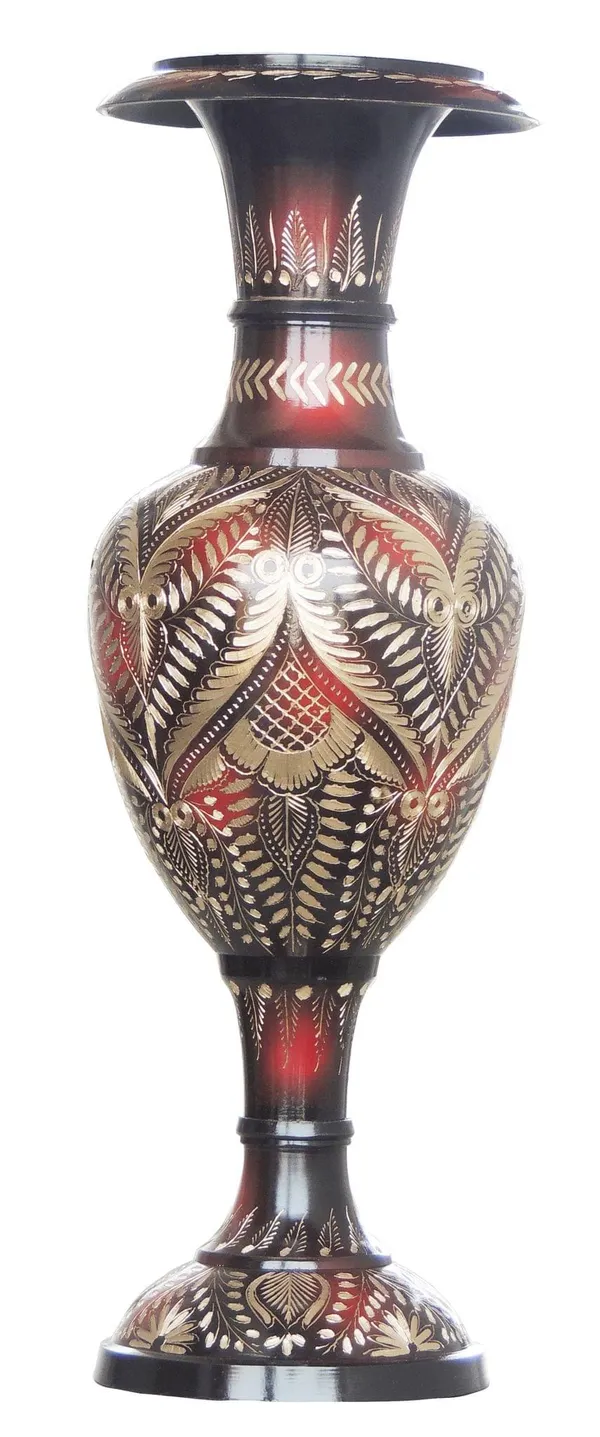 Brass_Home_&_Garden_Decorative_Flower_Pot,_Vase_-_5.5x14x17.3_Inch_(F604/16)