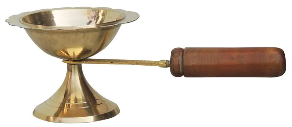 Brass_Table_Decor_Oil_Lamp_Deepak_With_Wooden_Handle_-_7.3x3.5x2.6_inch_(F627_D)