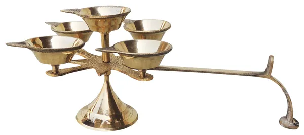 Brass_Table_Decor_Star_Deepak,_Oil_Lamp_-_11x6.5x4.6_Inch_(F628_E)