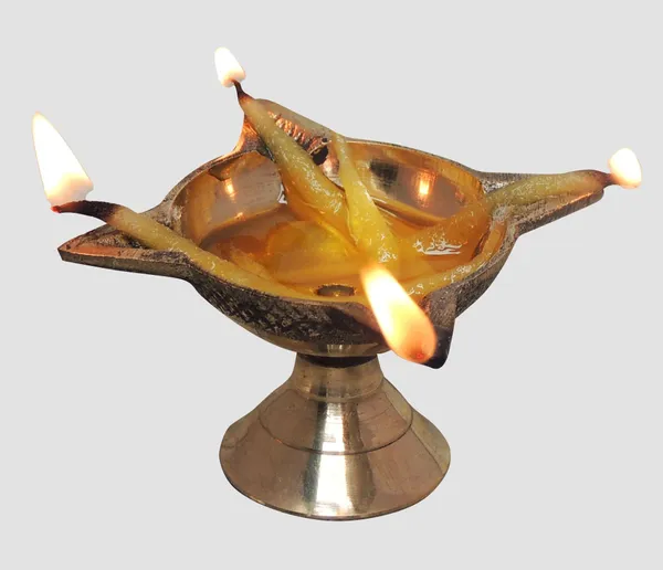 Brass_Table_Decor_Oil_Lamp_Deepak_4_Wicks_-_1.7x1.7x1.4_inch_(F633_A)_-_Pack_of_3
