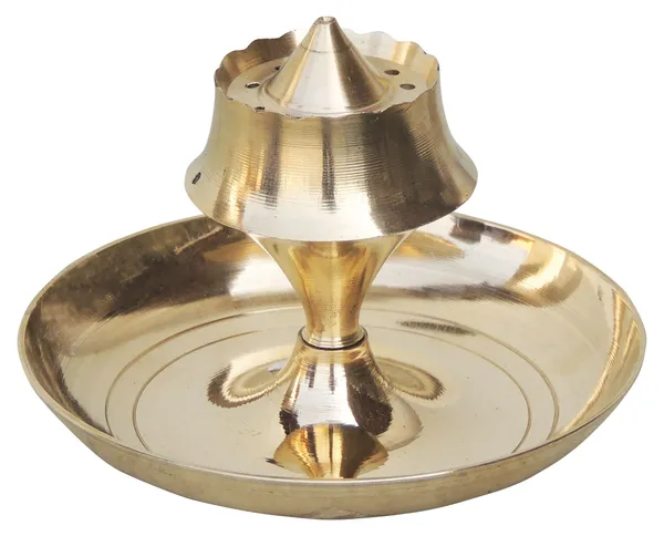 Brass_God_Temple_Agardan,_Agarbatti_Stand_Plate_-_4.3x4.3x3_inch_(F637_C)