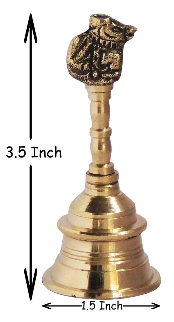 Brass_Nandi_Ganti_No._1_-_1.5x1.5x3.5_inch_(F666_B)_-_Pack_of_2