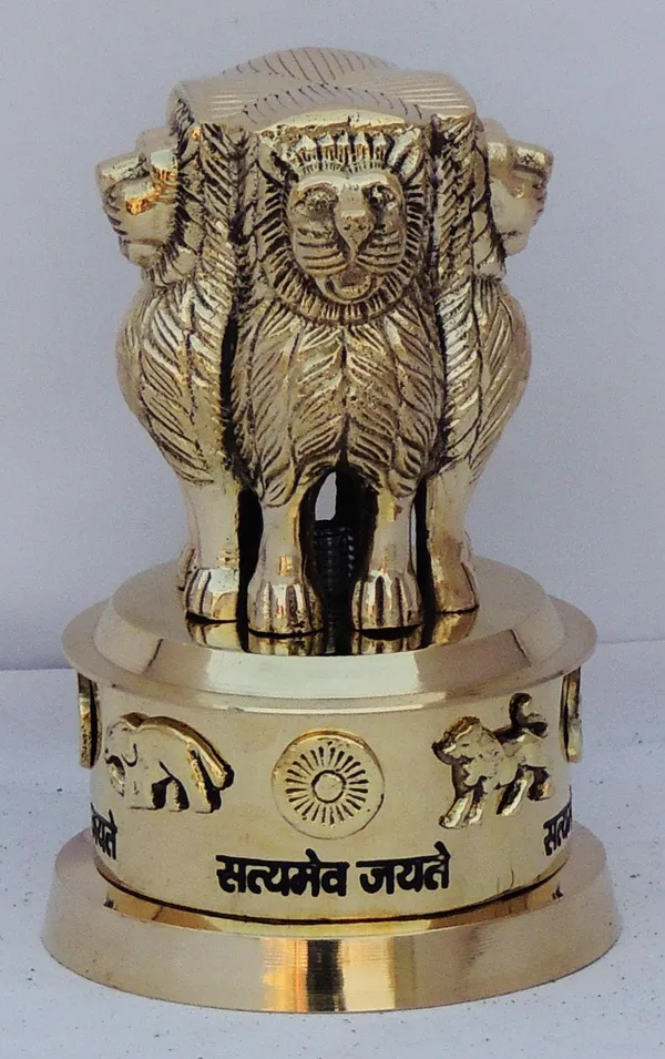 Brass_Table_Decor_Showpiece_Ashok_Lath_-_3.2x3.2x5_inch_(F670_E)