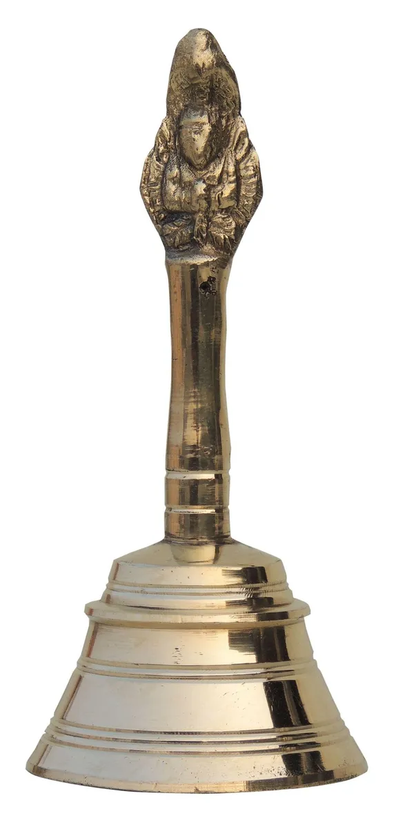 Brass_Pooja_Hand_Bell,_Garun_Ganti_(1/4)_-_2.5x2.5x5.5_inch_(F676_F)