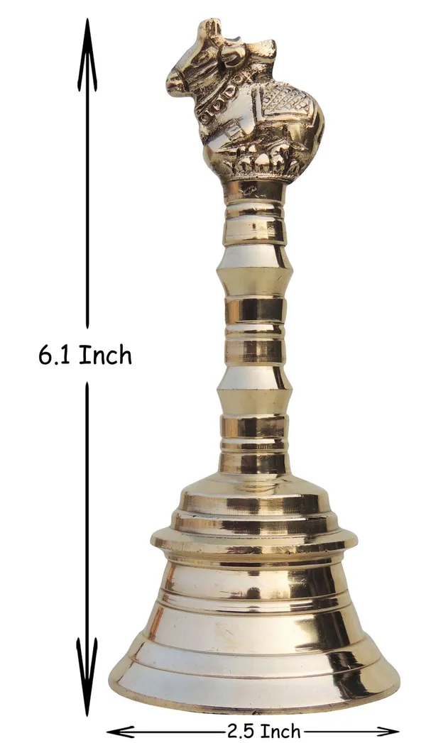 Brass_Pooja_Hand_Bell,_Nandi_Ganti_(1/3)_-_2.5x2.5x6.1_inch_(F681_G)
