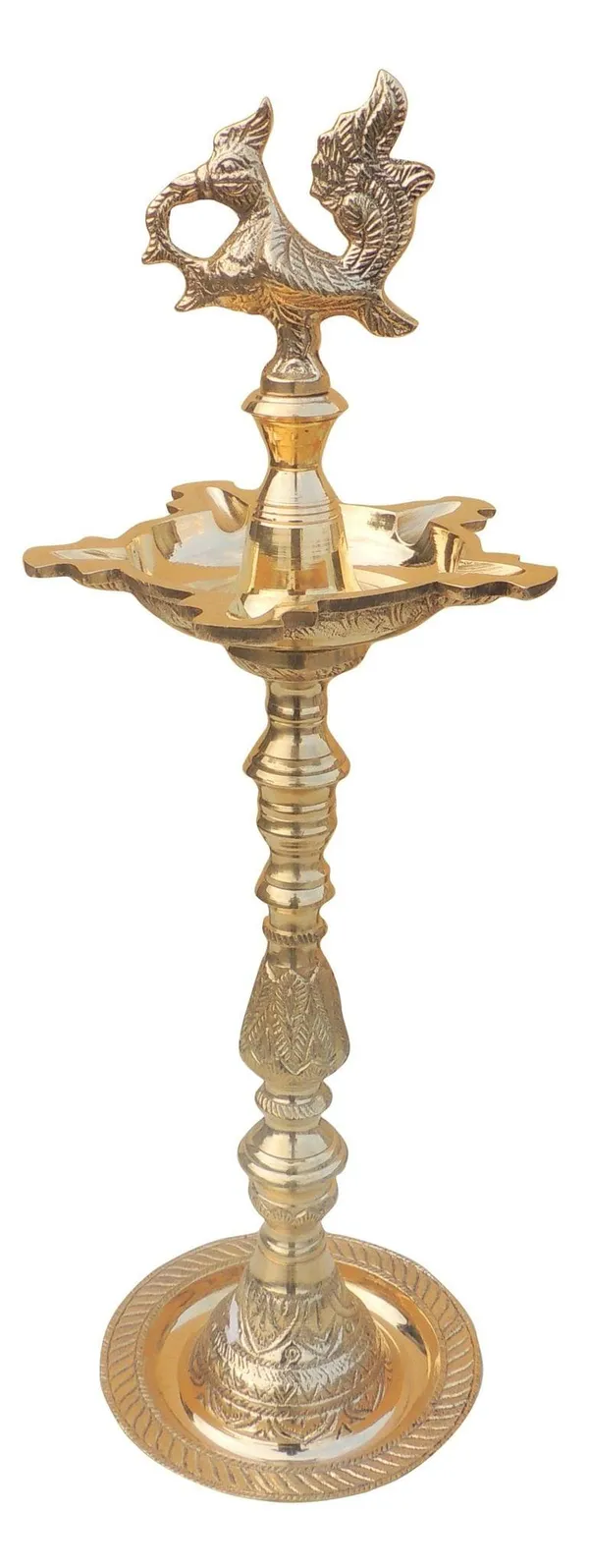 Brass_Table_Decor_Mahabharat_Oil_Lamp,_Deepak_-_5.5x5.5x19_Inch_(F686_B)