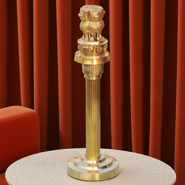 Brass_Showpiece_Ashok_Lath_Statue_-_3.5x3.5x11.2_Inch_(F691_F)