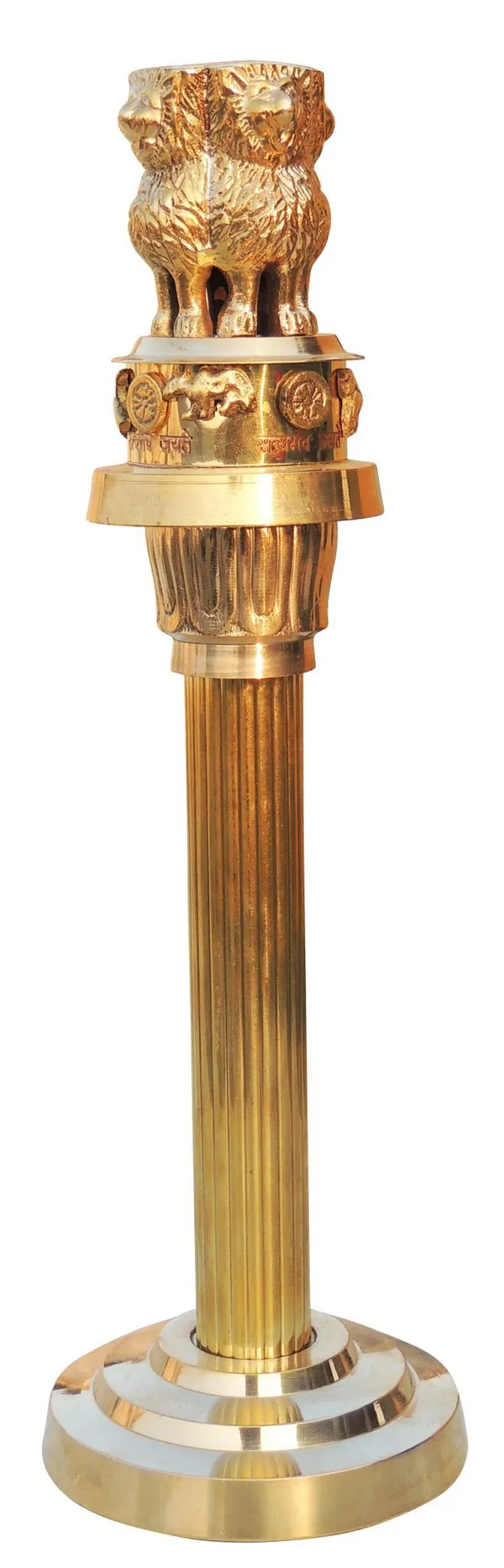 Brass_Showpiece_Ashok_Lath_Statue_-_3.5x3.5x11.2_Inch_(F691_F)
