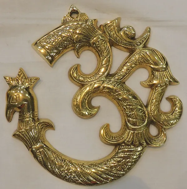Brass_Home_Decor_Wall_Hanging_Om_-_6x0.5x6_Inch_(F786_C)