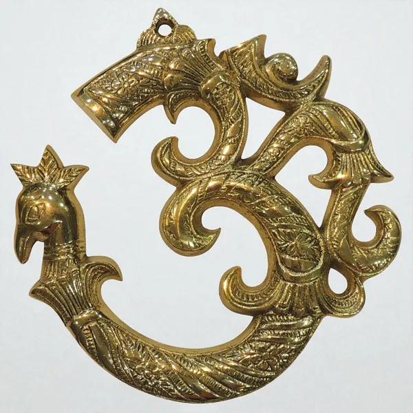 Brass_Home_Decor_Wall_Hanging_Om_-_6x0.5x6_Inch_(F786_C)