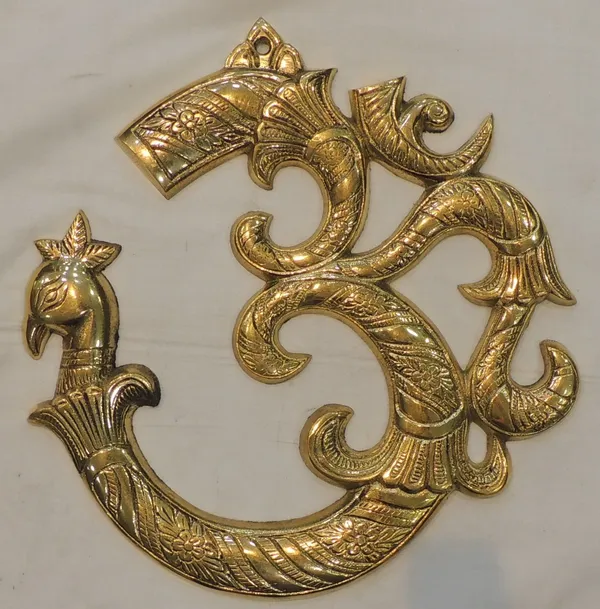 Brass_Home_Decor_Wall_Hanging_Om_-_10x0.5x10_Inch_(F786_G)