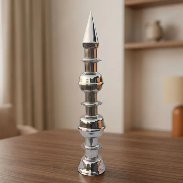 Steel_Temple_Kalash_-_6x6x32.5_Inch_(S103_G)