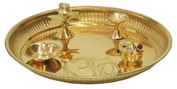 Pooja_Thali-_8x8x1_inch_(Z003/8)
