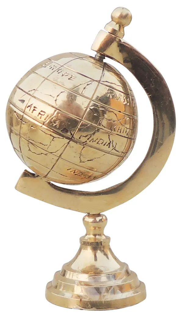 Brass_Decorative_Showpiece_Globe_-_3x2x4.5_Inch_(Z117_A)