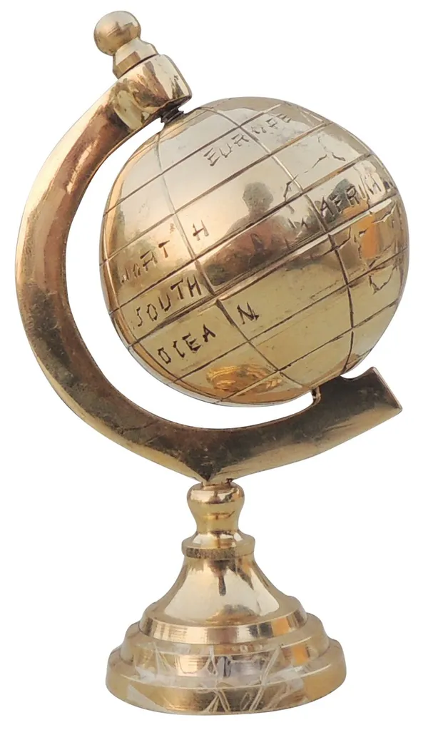 Brass_Decorative_Showpiece_Globe_-_3x2x4.5_Inch_(Z117_A)