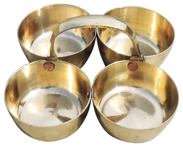 Brass_Chokta_Small_4_Bowl_Combined-_3.1x3.1x1.8_inch_(Z142_B)