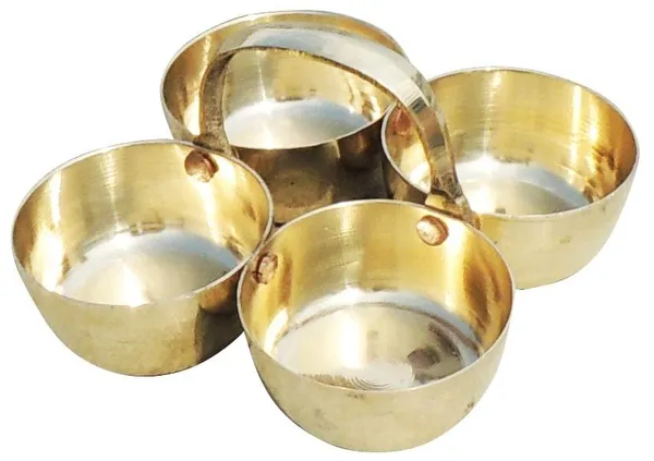 Brass_Chokta_Small_4_Bowl_Combined-_3.1x3.1x1.8_inch_(Z142_B)