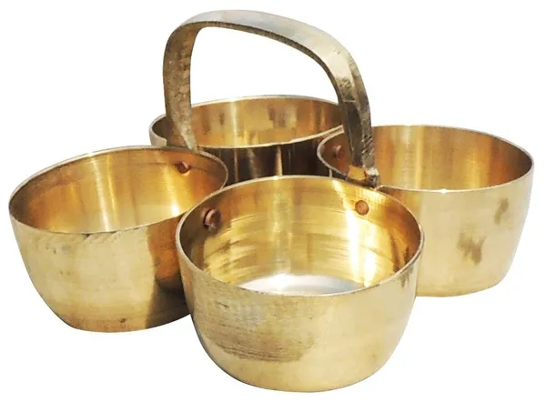 Brass_Chokta_Small_4_Bowl_Combined_-_3.6x3.6x2.3_inch_(Z142_D)