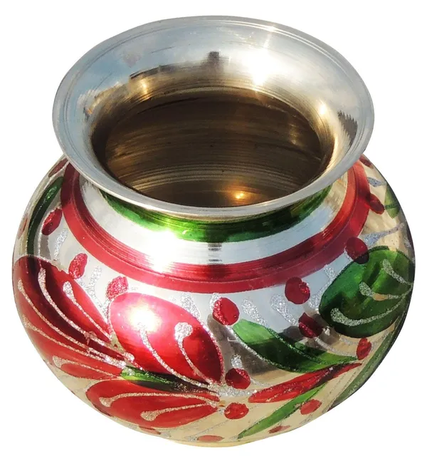 Brass_Matki_Colour_No._6,_600_ML_-_4.3x3.6x4_inch_(Z152_C)