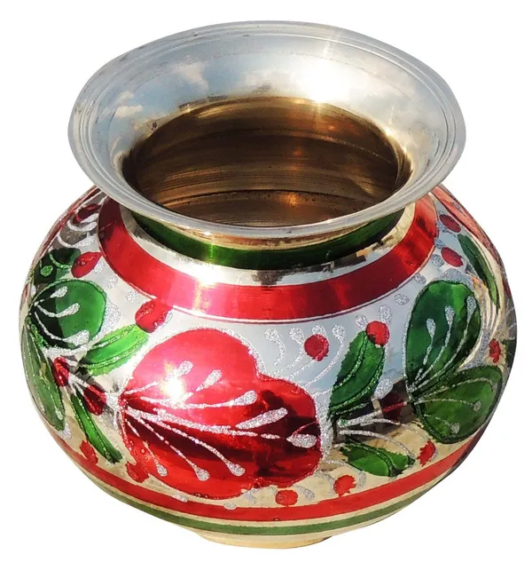 Brass_Matki_Colour_No.12-_5.4x4.4x4.8_inch_(Z152_E)_1_Liter