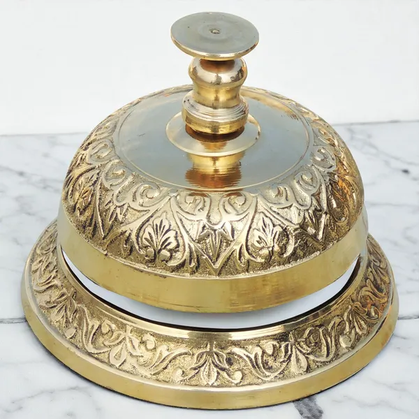 Brass_Office_Table_Bell_Embose_-_3.7x3.7x3_inch_(Z160_B)