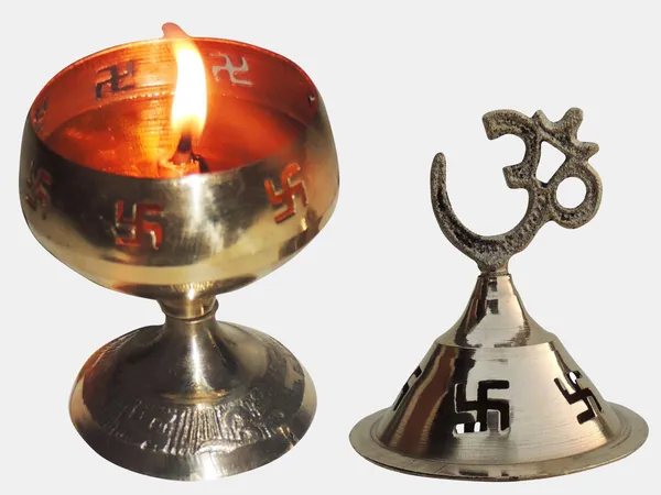 Brass_Table_Decor_Oil_Lamp_Om_Pakija_Deepak_-_1.6x2.6x3_inch_(Z164_B)_-_Pack_of_2