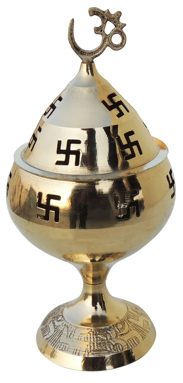 Brass_Table_Decor_Oil_Lamp_Om_Pakija_Deepak_-_2.5x2.5x4.5_inch_(Z164_F)