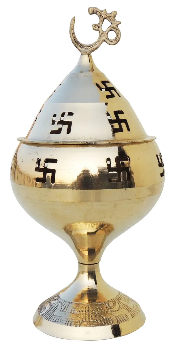 Brass_Table_Decor_Oil_Lamp_Om_Pakija_Deepak_-_2.5x2.5x4.5_inch_(Z164_F)