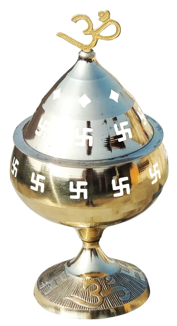Brass_Table_Decor_Oil_Lamp_Om_Pakija_Deepak_-_3.6x3.6x7.5_inch_(Z164_K)