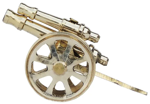 Brass_Small_Toop_Cannon_No_4_-_3.5x1.7x1.7_inch_(Z172_B)_-_Pack_of_2