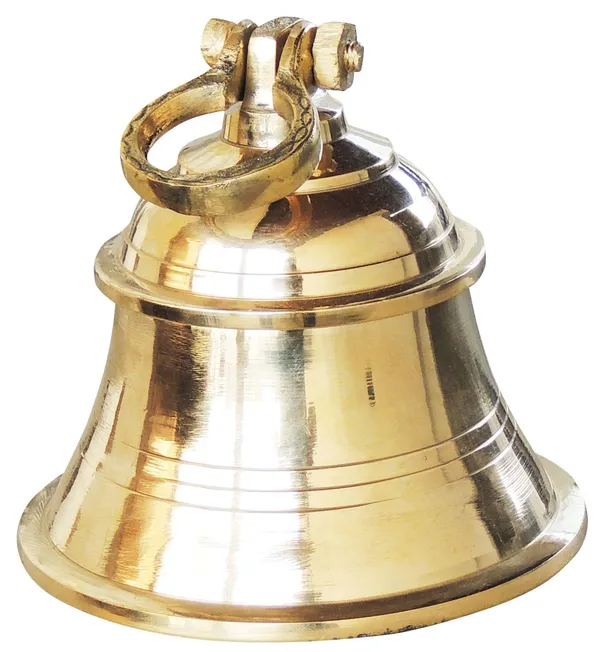 Brass_Hanging_Temple_Pooja_Bell,_Ghanta_Plain_-_6x6x8_inch_(Z222_D)