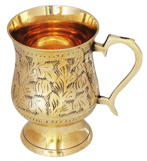 Brass_Beer_Mug_Glass_300_Ml_-_5x3.5x4.5_inch_(Z266_C)