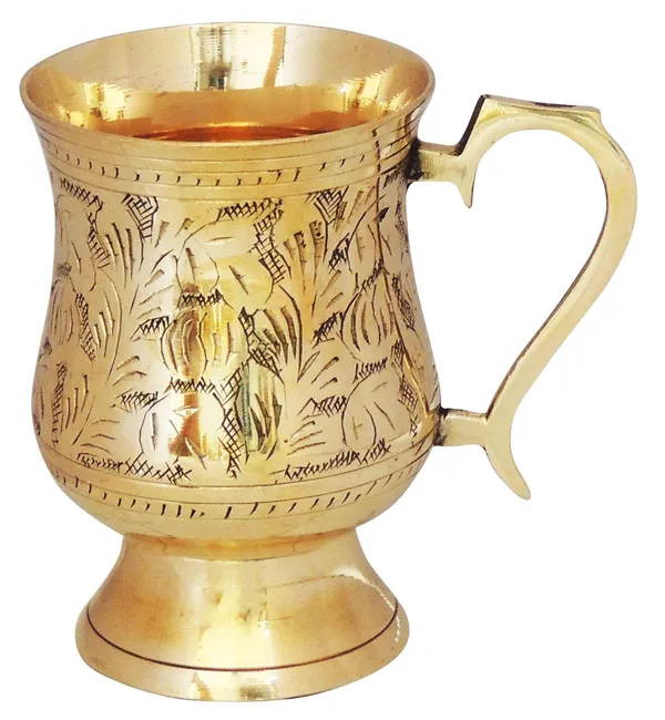 Brass_Beer_Mug_Glass_300_Ml_-_5x3.5x4.5_inch_(Z266_C)