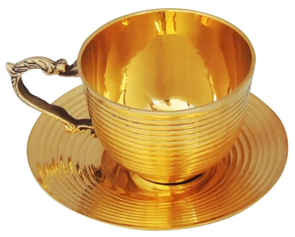 Brass_Cup_And_Saucer_Set_-_110_Ml_-_4.5x4.5x2.5_inch_(Z272_C)