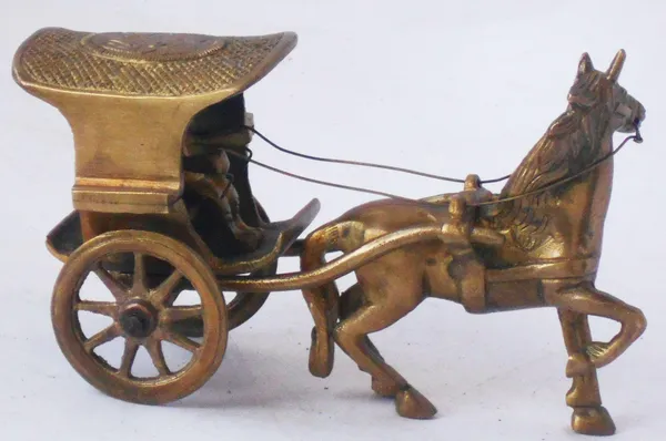 Brass_Showpiece_Hourse_Cart_Statue_-_6x3.5x3.2_inch_(Z361_C)