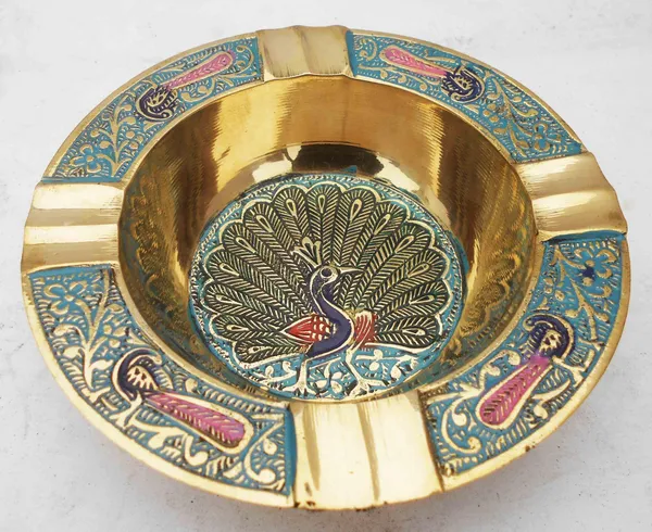 Brass_Ashtray,_Ash_Tray_-_4.5x4.5x1_inch_(Z382_C)
