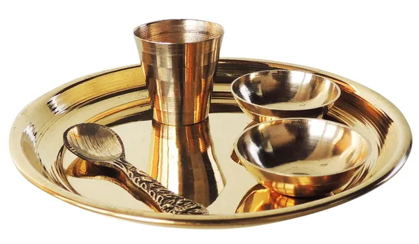 Brass_Laddu_Gopal_Thali_Set_-_4.5x4.5x1.1_inch_(Z461_D)_-_Pack_of_2